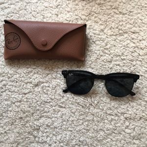Black club master ray ban worn condition